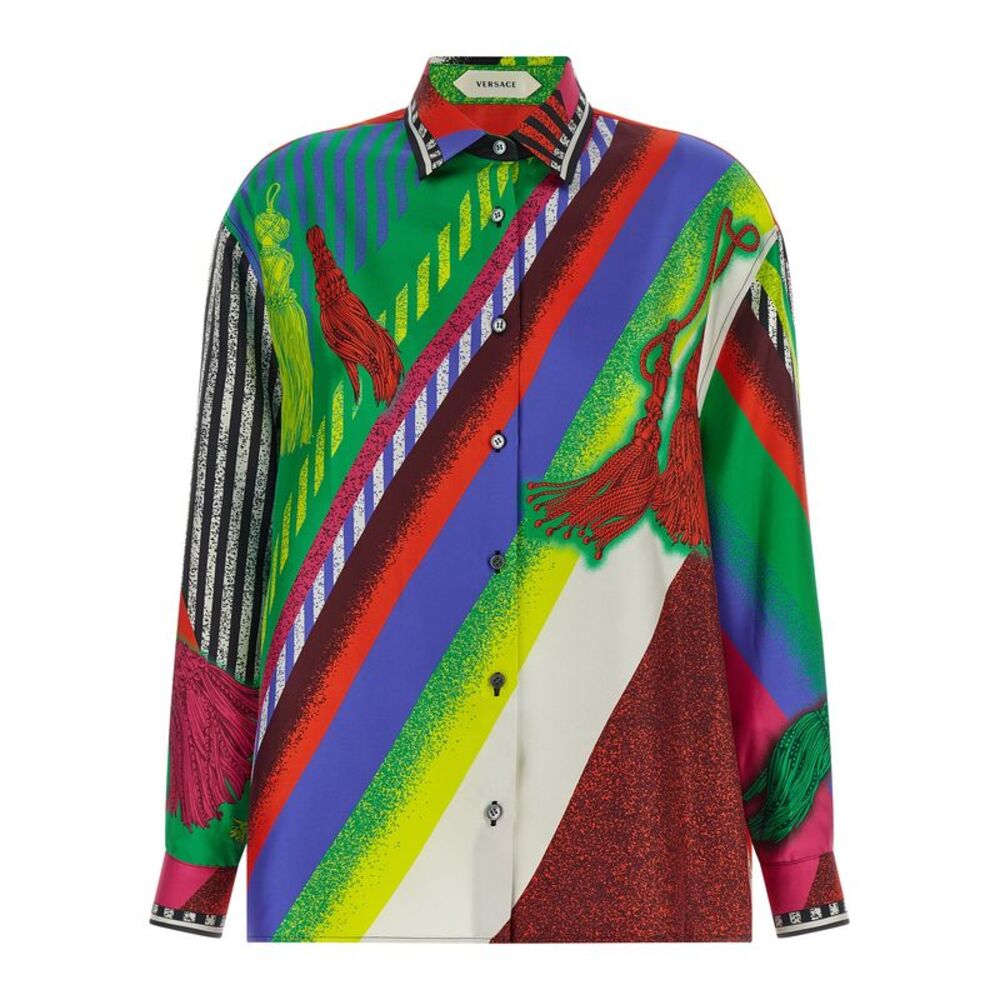 Versace Multicolor Silk Women's Blouse